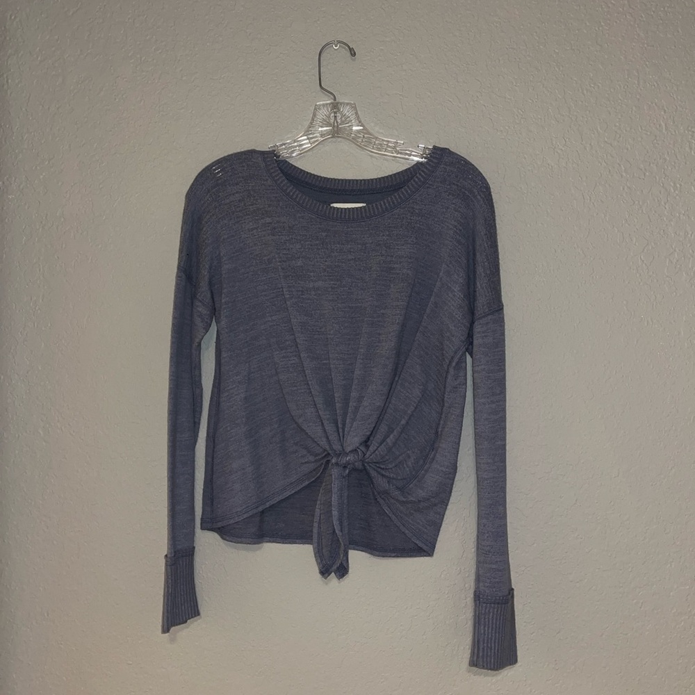Soft A&F Cozy Purple Long Sleeve